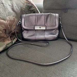 NWOT  Coach Kristin Leather  Crossbody - Marcasite Colour